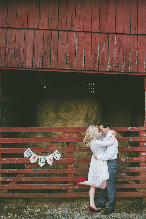 Valentine's theme engagement shoot from Jessie Holloway Photography| junebugweddings.com