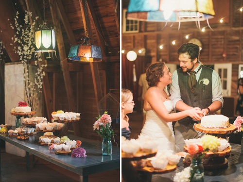 vintage inspired wedding at Blue Dress Barn in Michigan, with photos by Heather Jowett Photography | junebugweddings.com