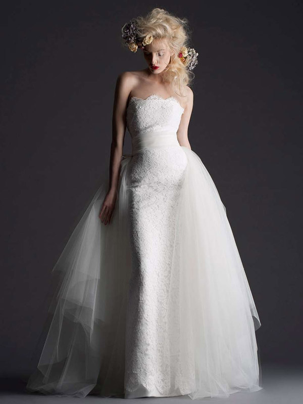 wedding dress from Cymbeline Paris- 2014 bridal collection | via junebugweddings.com