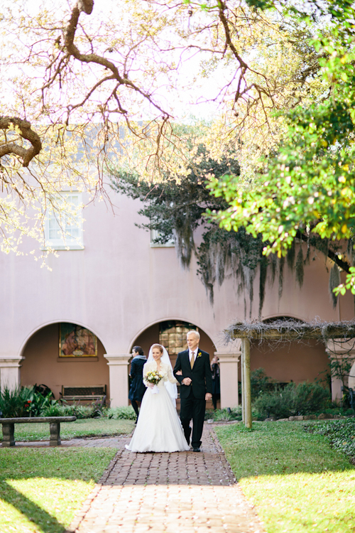 yellow and gray wedding in St. Augustine, Florida, photos by Brooke Images | junebugweddings.com