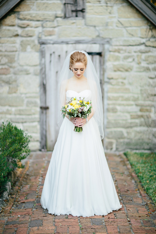 yellow and gray wedding in St. Augustine, Florida, photos by Brooke Images | junebugweddings.com