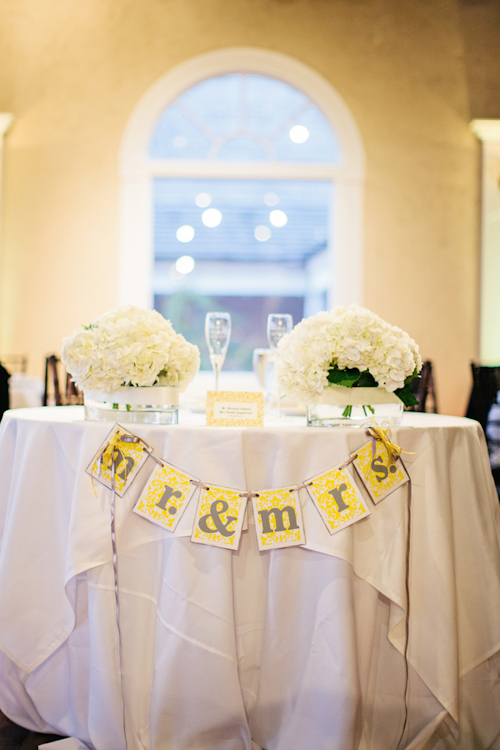 yellow and gray wedding in St. Augustine, Florida, photos by Brooke Images | junebugweddings.com