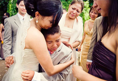 emotional wedding reception image by The Image is Found