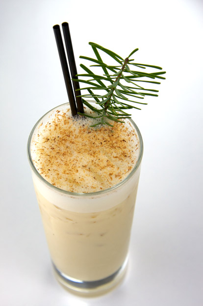 Highland Egg Nog cocktail from James MacWilliams of Canlis Restaurant, image by Brian Canlis