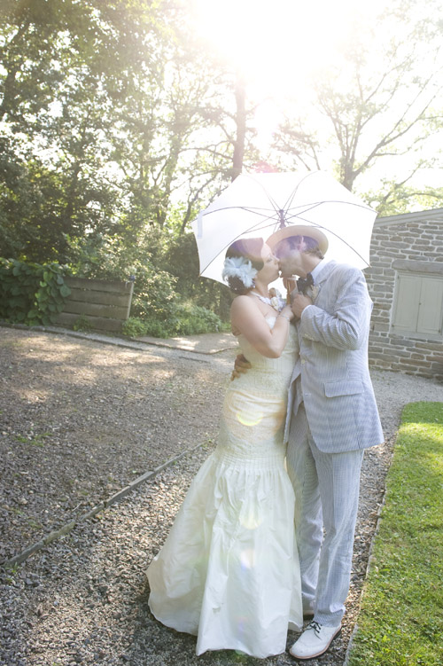 formal BBQ garden Philadelphia real wedding at Bartram's Garden, photos by Leah MacDonald