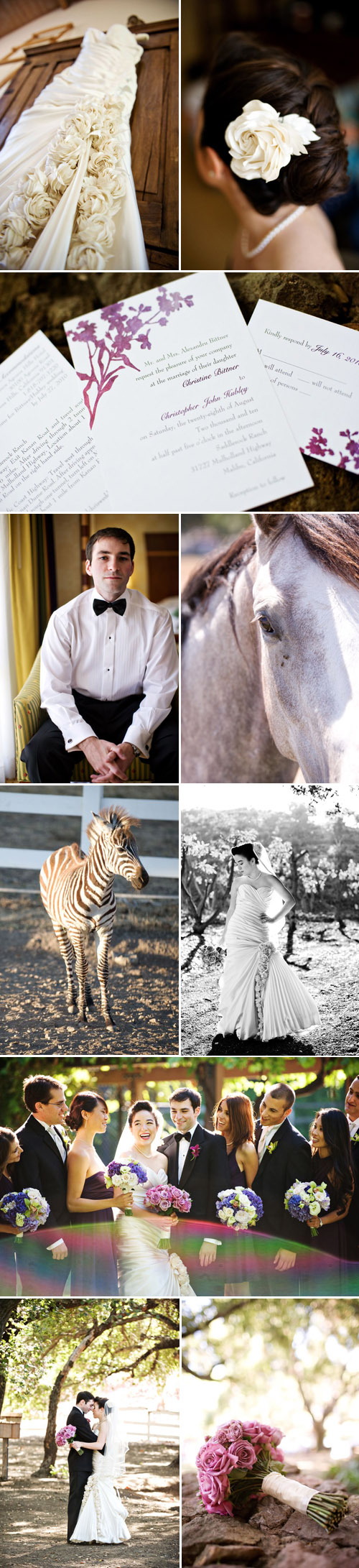 elegant wedding at Saddlerock Ranch in Malibu, California, photos by Next Exit Photography/Cat Benner