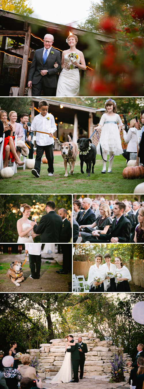 Fall Halloween wedding at House on the Hill in Austin, Texas, photos by Caroline + Ben