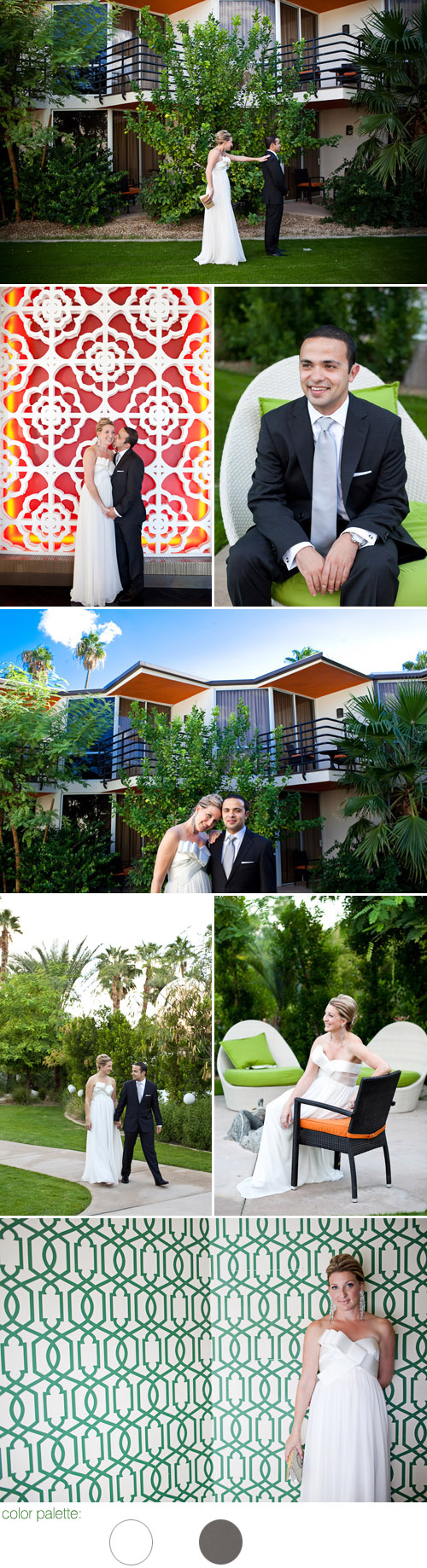 Palm Springs real wedding at Hotel Riviera, photos by Mary McHenry Photography