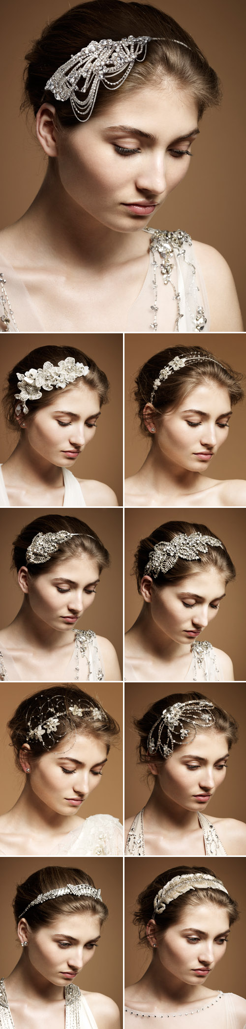 vintage inspired wedding hair accessories from jenny Packham