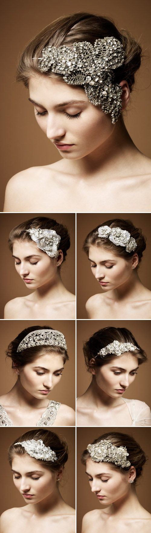 vintage inspired wedding hair accessories from jenny Packham
