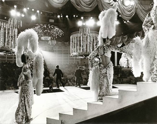 Vintage Las Vegas showgirl photo from the UNLV Specail Collections via The Las Vegas Sun