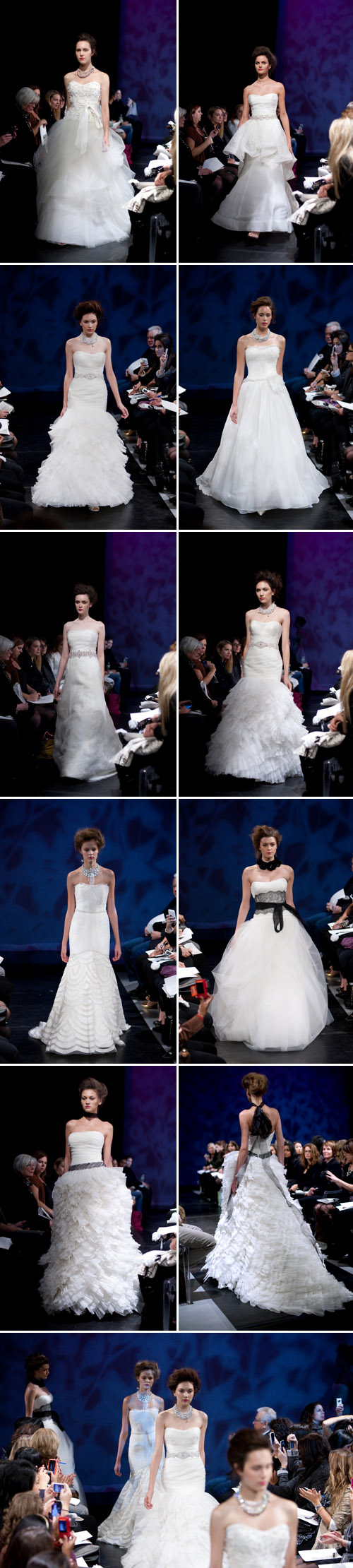 Rivini fall 2011 wedding dress collection, NYC bridal market, photos by John and Joseph Photography