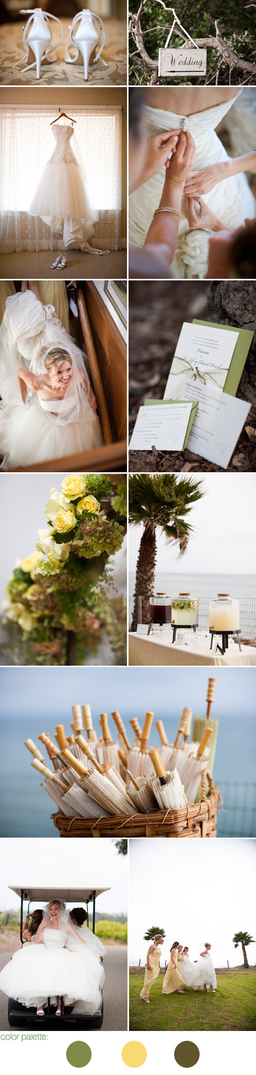 Rustic and elegant Santa Barbara real wedding at Rancho Dos Pueblos, photos by Halberg Photographers