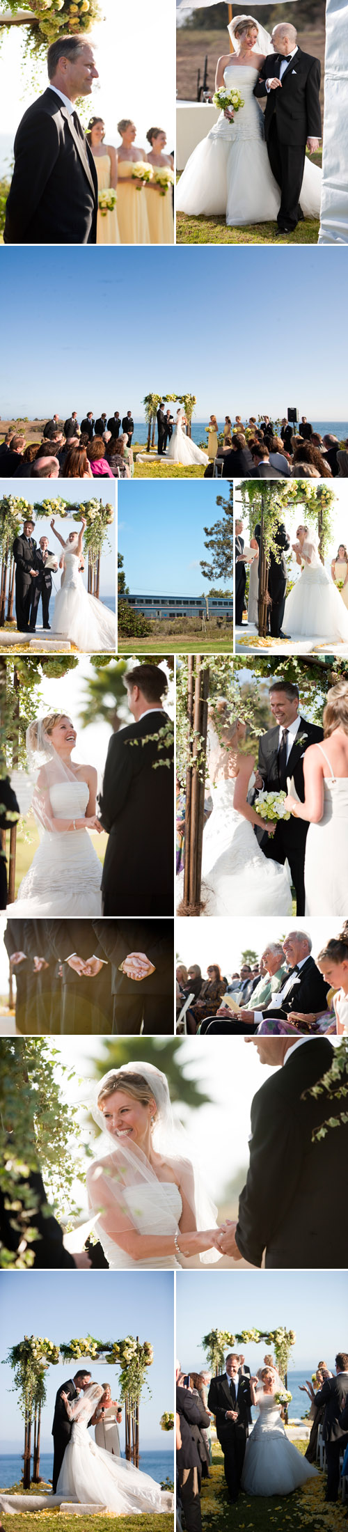 Rustic and elegant Santa Barbara real wedding at Rancho Dos Pueblos, photos by Halberg Photographers