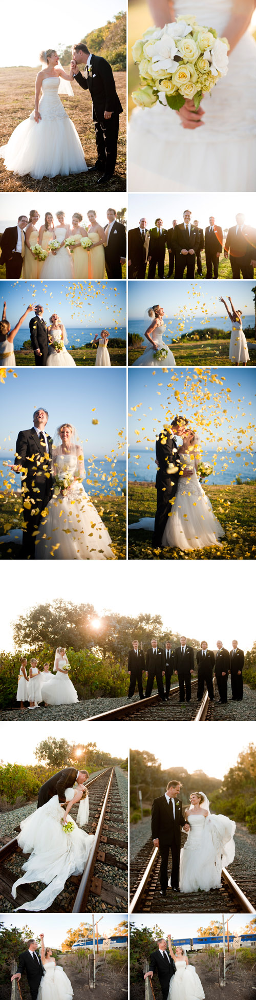 Rustic and elegant Santa Barbara real wedding at Rancho Dos Pueblos, photos by Halberg Photographers