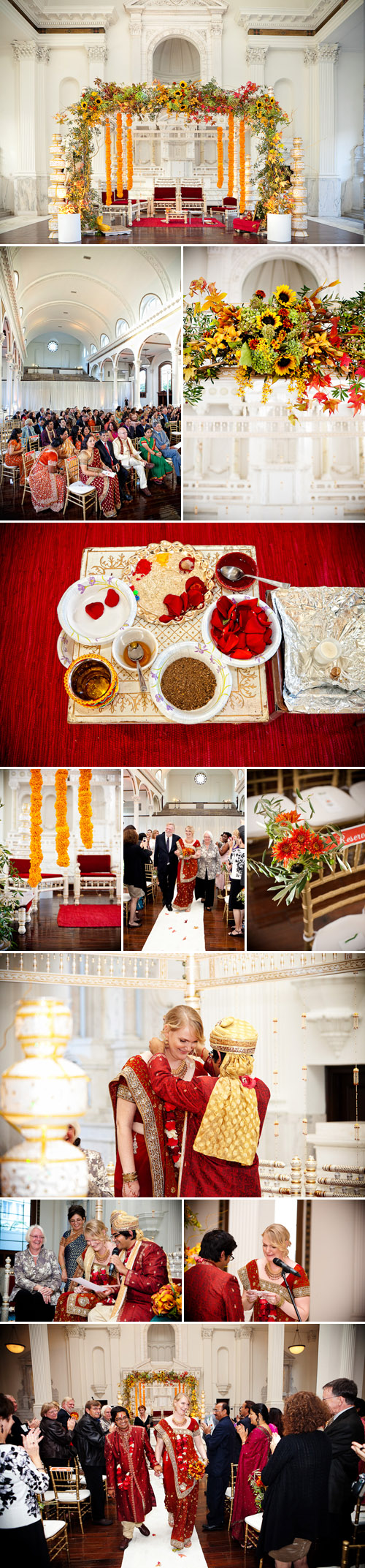 modern Indian wedding at Vibiana in Los Angeles, photos by Callaway Gable Photography