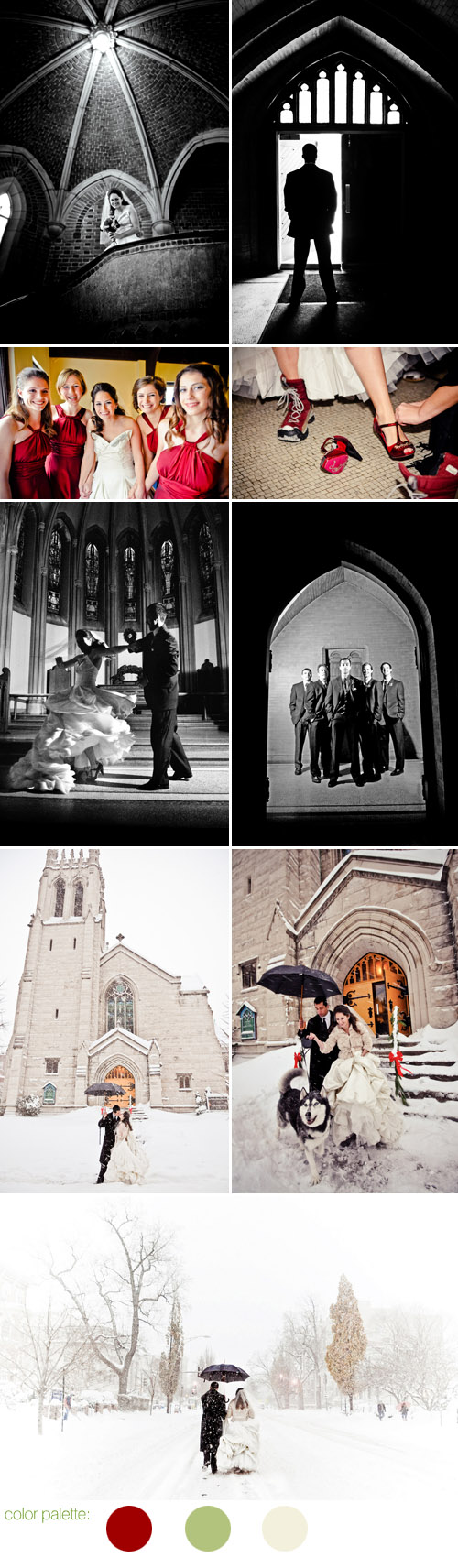 Washington DC winter wedding in a snow storm, photography by Rebekah J. Murray