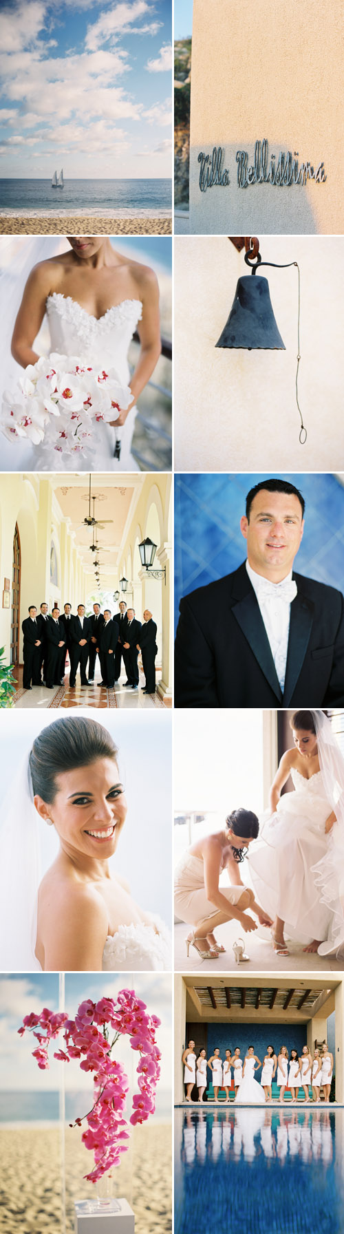 elegant destination wedding at Villa Bellissima Pedregal, Cabo San Lucas, Mexico - photos by Scott Andrew Studio