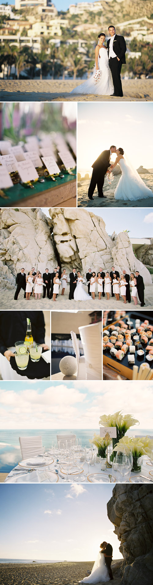 elegant destination wedding at Villa Bellissima Pedregal, Cabo San Lucas, Mexico - photos by Scott Andrew Studio