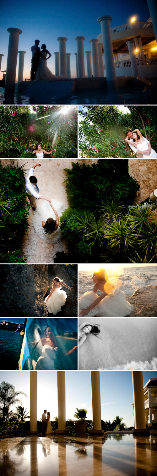 romantic day-after shoot on the beach - fun, tropical destination wedding in beautiful Montego Bay Jamaica - photos by Ontario based wedding photographer Olivia Brown