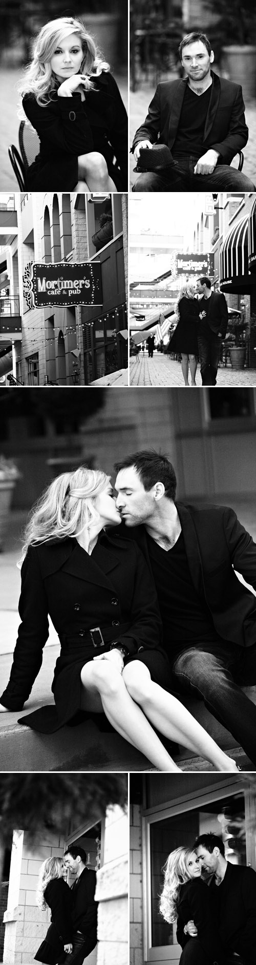 Charlotte, North Carolina engagement photos inspired by Faith Hill and Tim McGraw's music video Let's Make Love, photos by Kristin Vining
