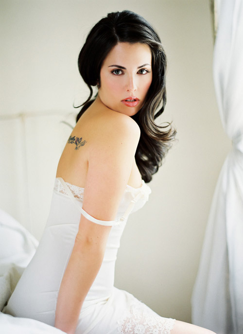 stylish and beautiful bridal boudoir photography by Danielle Fletcher of Boudoir on Film