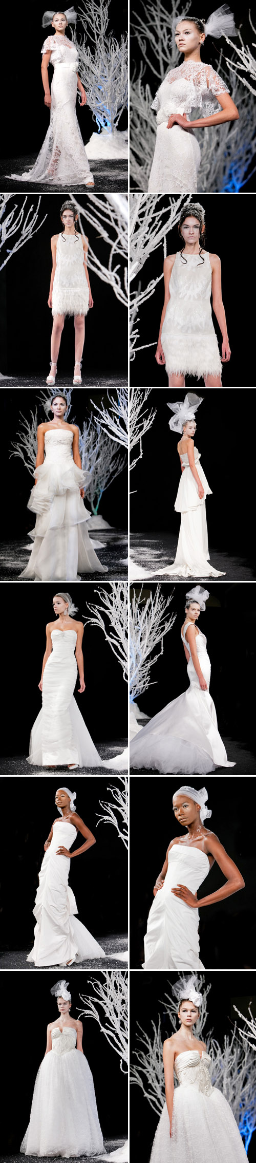 Douglas Hannant Fall 2011 wedding dress collection from NY Bridal Market, photos by John and Jospeh Photography