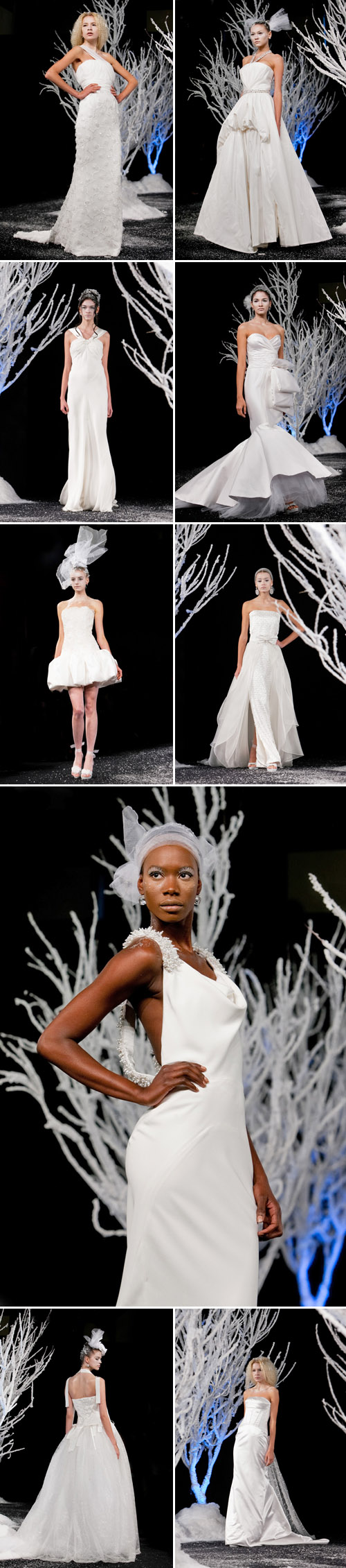 Douglas Hannant Fall 2011 wedding dress collection from NY Bridal Market, photos by John and Jospeh Photography