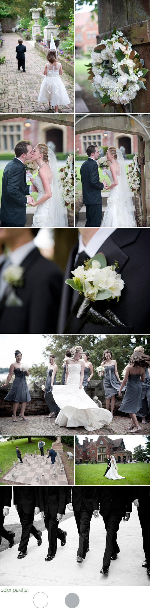 Elegant wedding at Thornwood Castle in Lakewood, Washington, photos by Yitzhak Dalal Photography