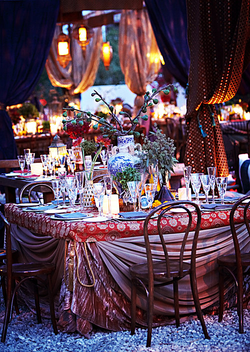 wedding decor inspired by exotic old-world nautical ports and gypsy travelers, event design, planning and production by Kristin Banta Events, photos by Miki & Sonja
