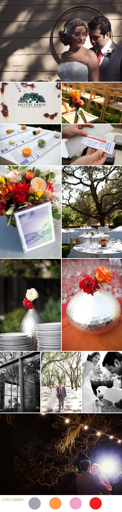 fall california wedding style inspired by music and concerts, photos by Jerry Yoon Photography