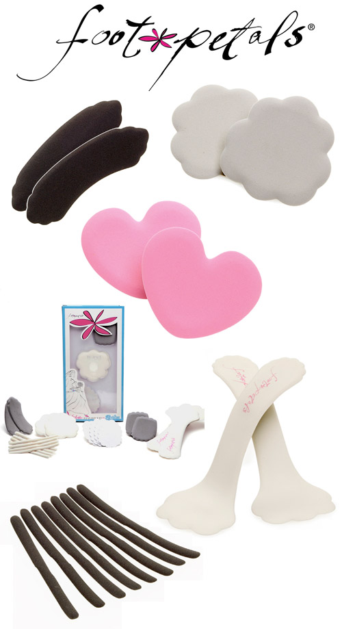 foot petals shoe cushions, wedding shoe pads