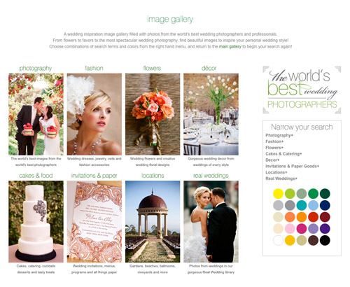 Junebug Weddings image gallery