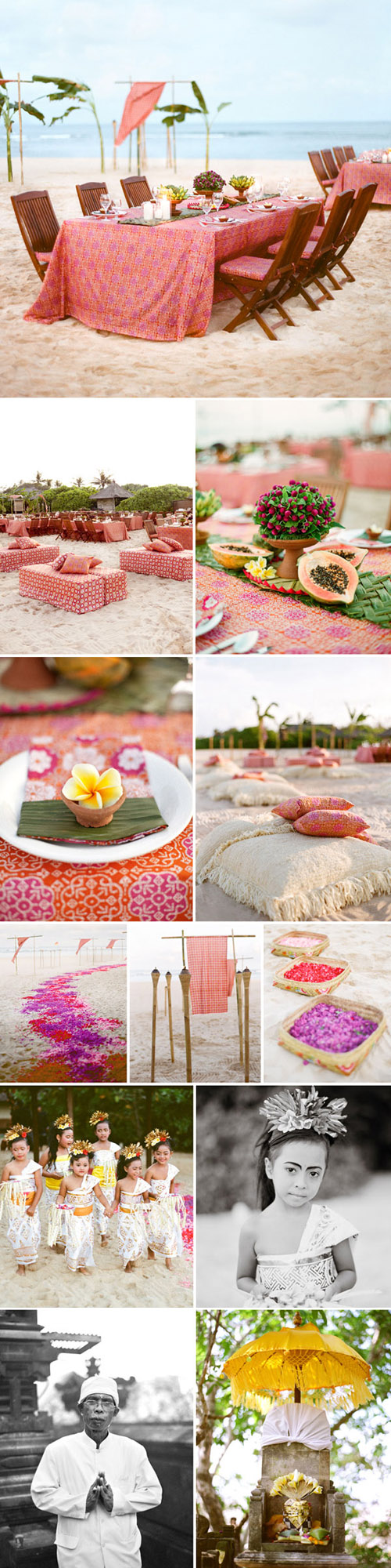 bright colorful destination wedding from Lisa Vorce of Oh How Charming! photographed by Aaron Delesie