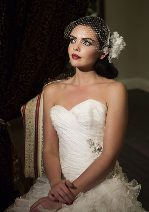 dramatic smokey eye bridal makeup by Tara Dowburd-Luftman of Makeup Therapy