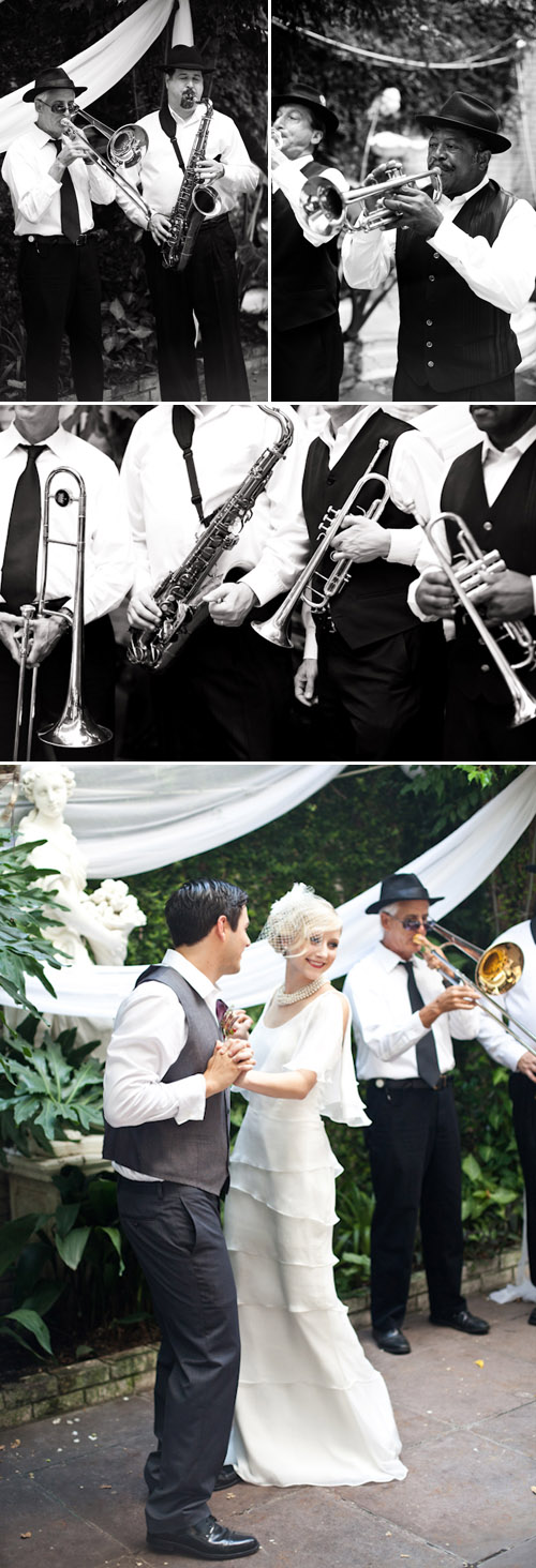 1920s Paris and New Orleans wedding ideas and inspiration, photos by Magnolia Pair