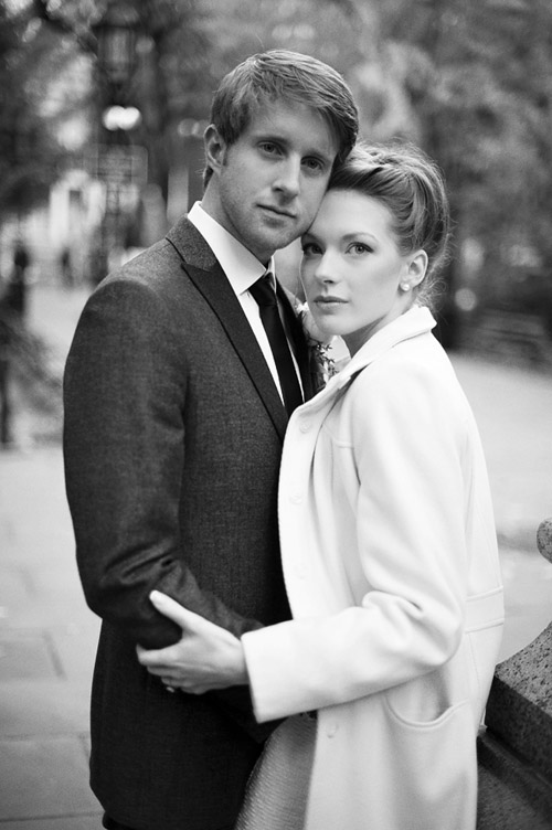New York City Hall Park wedding, vintage inspired wedding style, photos by Justin & Mary Marantz