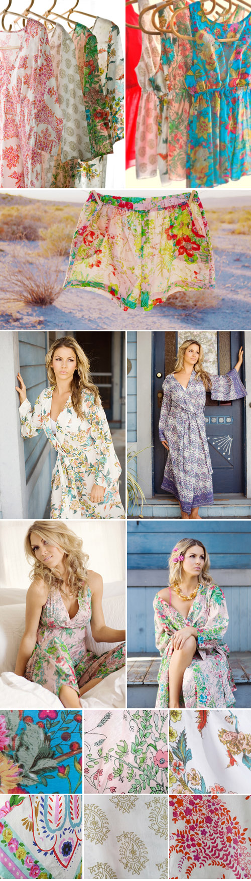 pretty robes and loungewear for your wedding day, from Plum Pretty Sugar