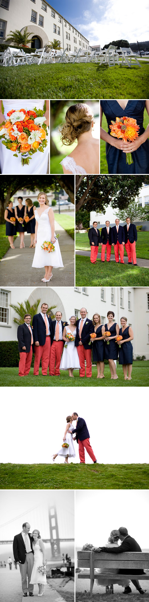 fun and preppy wedding with a croquet garden party in San Francisco's Presidio, photos by Gertrude and Mabel Photography