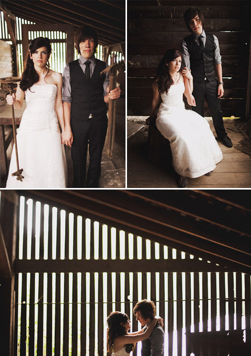 bride and groom wedding portraits on a rainy day, Benj Haisch Photography