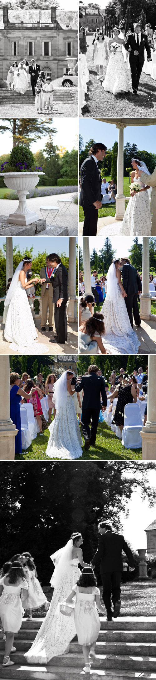 real wedding at Chateau la Durantie, Lanouaille, Dordogne, photography by One and Only Paris