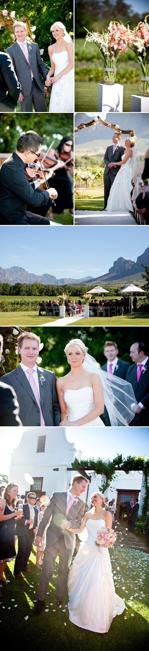 romantic South African real wedding, images from Christine Meintjes