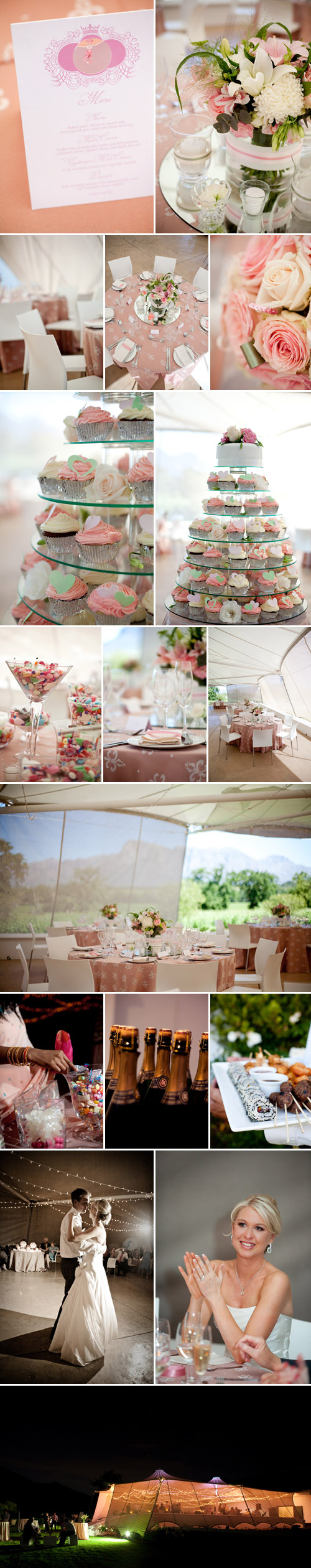 romantic South African real wedding, images from Christine Meintjes