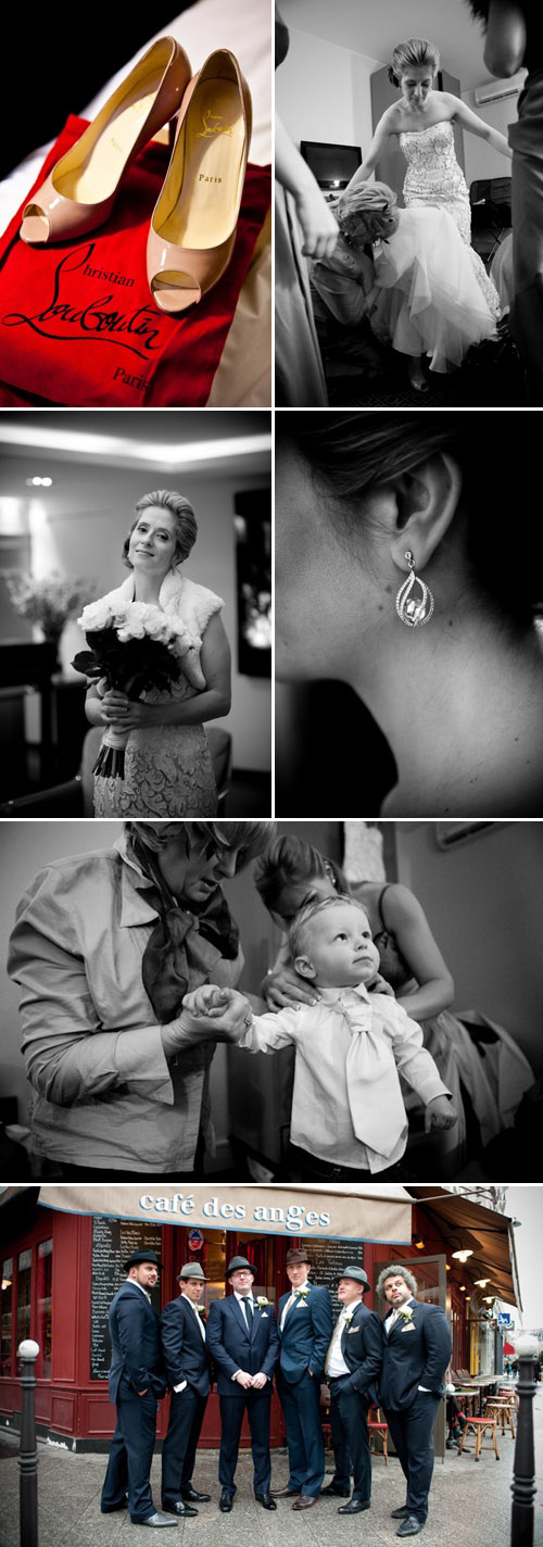 Snowy winter wedding in Paris at La Maison France-Amériques, planned by Fête in France, photography by Studio Cabrelli