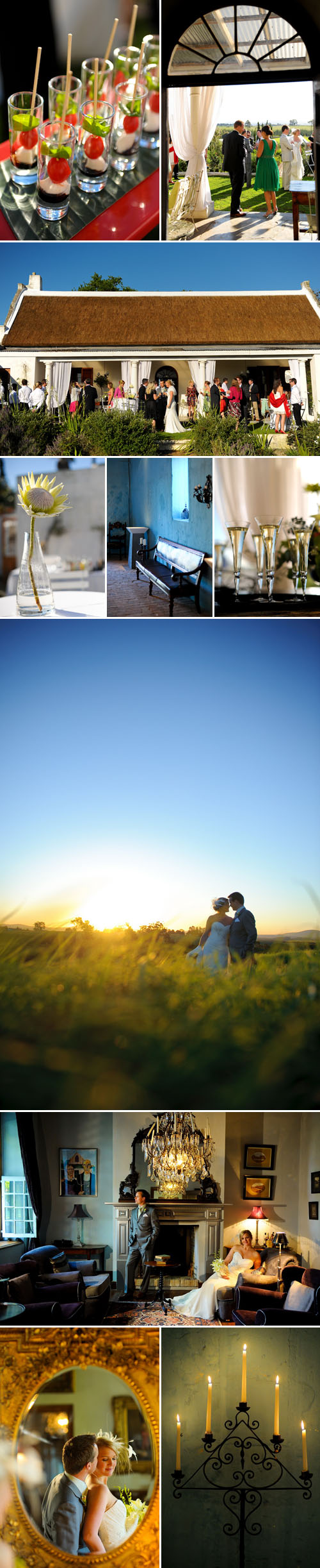 romantic and stylish South African real wedding, wedding photos by Jean-Pierre Uys