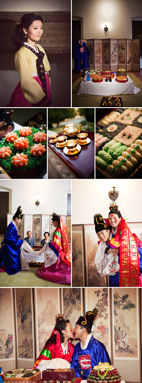 traditional Korean wedding ceremony at Villa del Sol dOro in Southern California, photos by Duke Photography