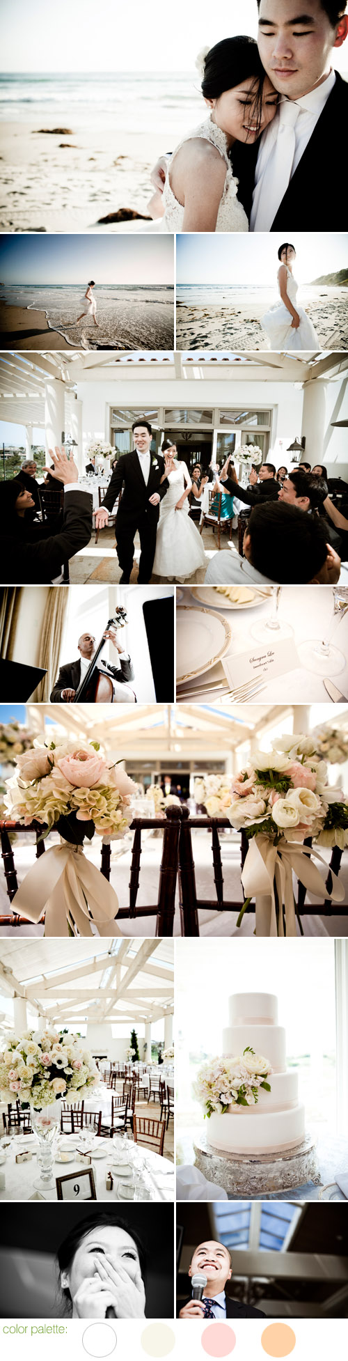 pretty, classic wedding style at the St. Regis Monarch Beach in southern California, photos by Viera Photographics