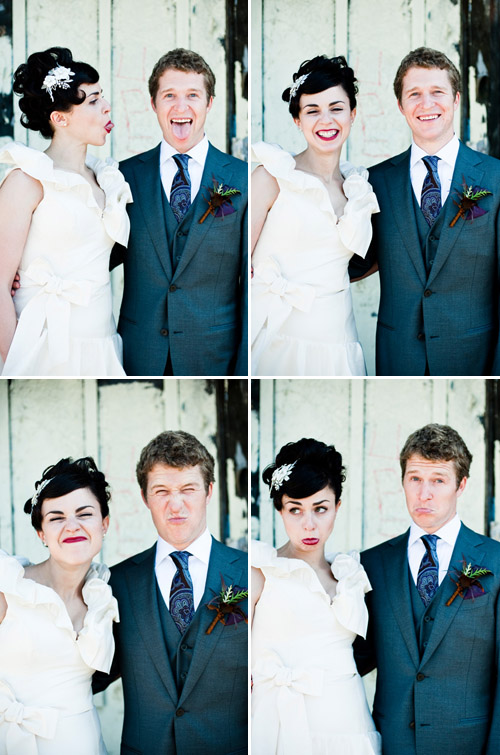 dramatic and stylish Seattle real wedding at Sodo Park, images by Laurel McConnell Photography