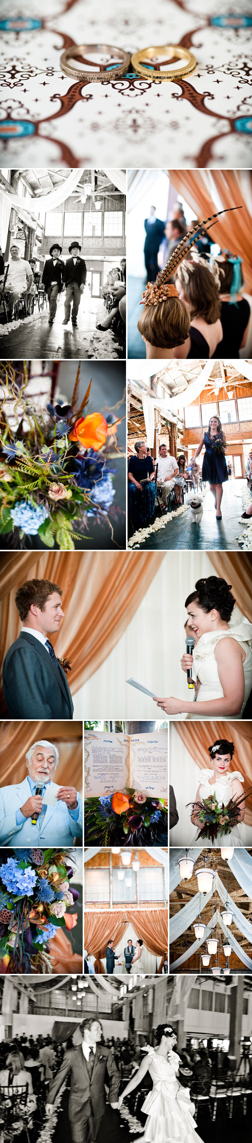 dramatic and stylish Seattle real wedding at Sodo Park, images by Laurel McConnell Photography