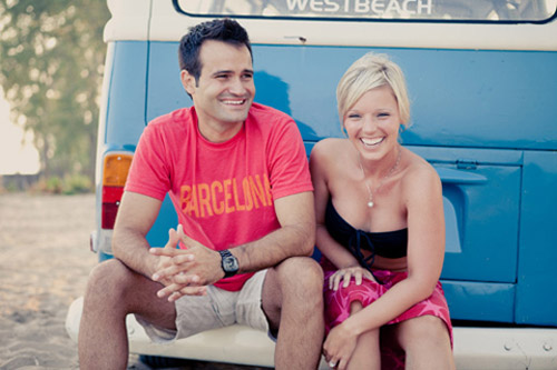 surfing inspired engagement photo shoot by Brandon Scott Photography